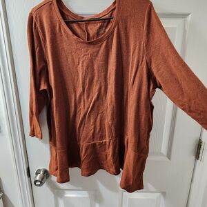Lane Bryant Women's Rust Top